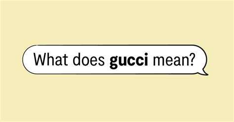 gucci type|gucci drug slang.